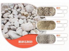 鵝卵石碎石制砂生產(chǎn)線用哪些破碎機設備？